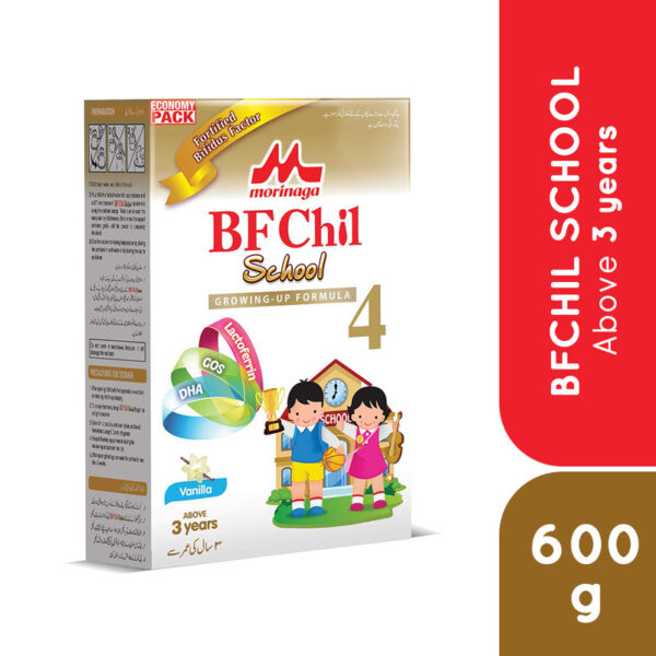 Morinaga BF Chill School 4 Milk Powder 600gm (Vanilla Flavor)