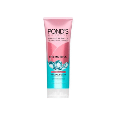 PONDS - Bright Miracle Ultimate Acne Solution THYMO-BHA Facial Foam - Acne Defense & Brightening - 100g