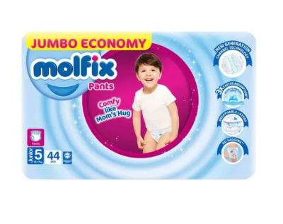 Molfix Pants Size 5 Junior (44 pieces pack) 12-17kg