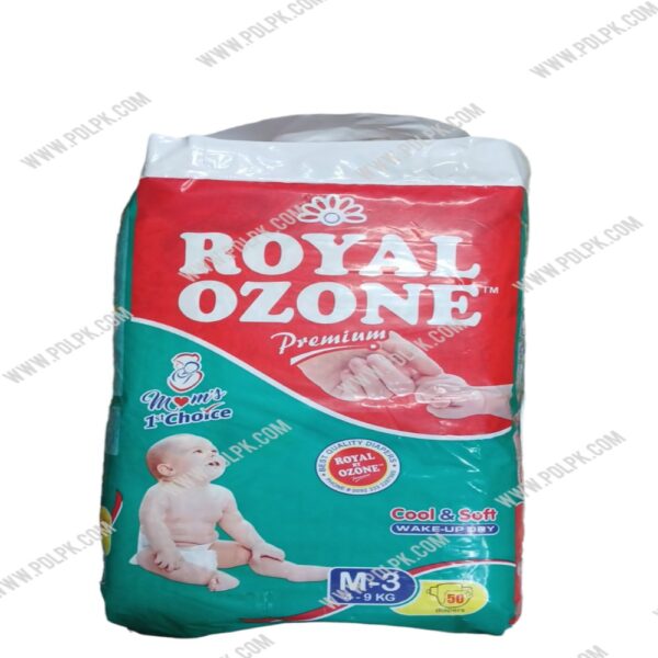 Royal Diapers Medium (4-9kg) 50 Pieces Pack