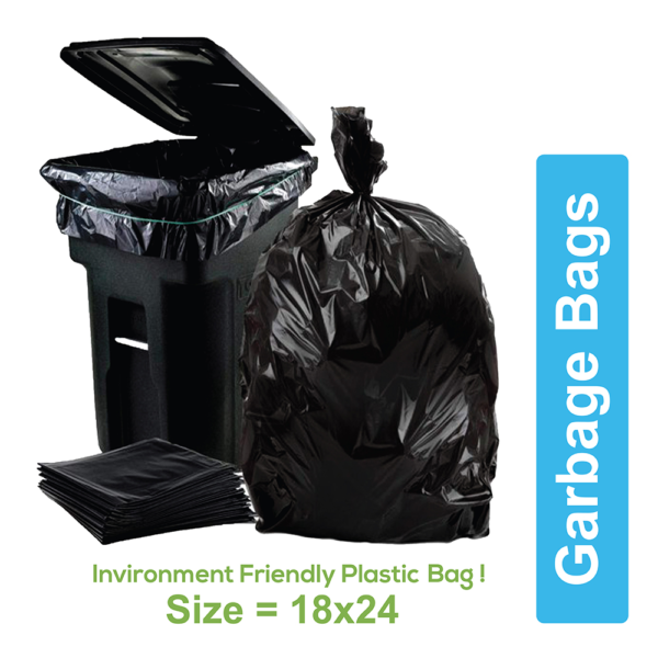 Garbage Bag/Dustbin shopper 18x24 (20 pieces pack)