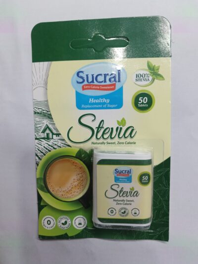 Sucral Stevia Tablets, 100% Natural, Zero Sugar & Calorie Sweetener